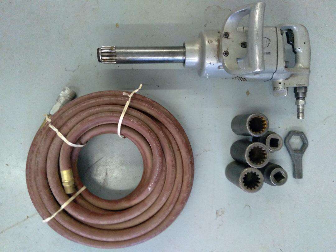 Pneumatic Impact Wrench- Ingersoll Rand 285B-S6 Heavy Duty 1" w/6" Spline Anvil