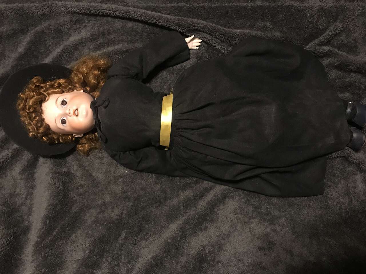 25 inches Antique Germany Bisque Head Doll Armand Marseille figure cloth body porcelain