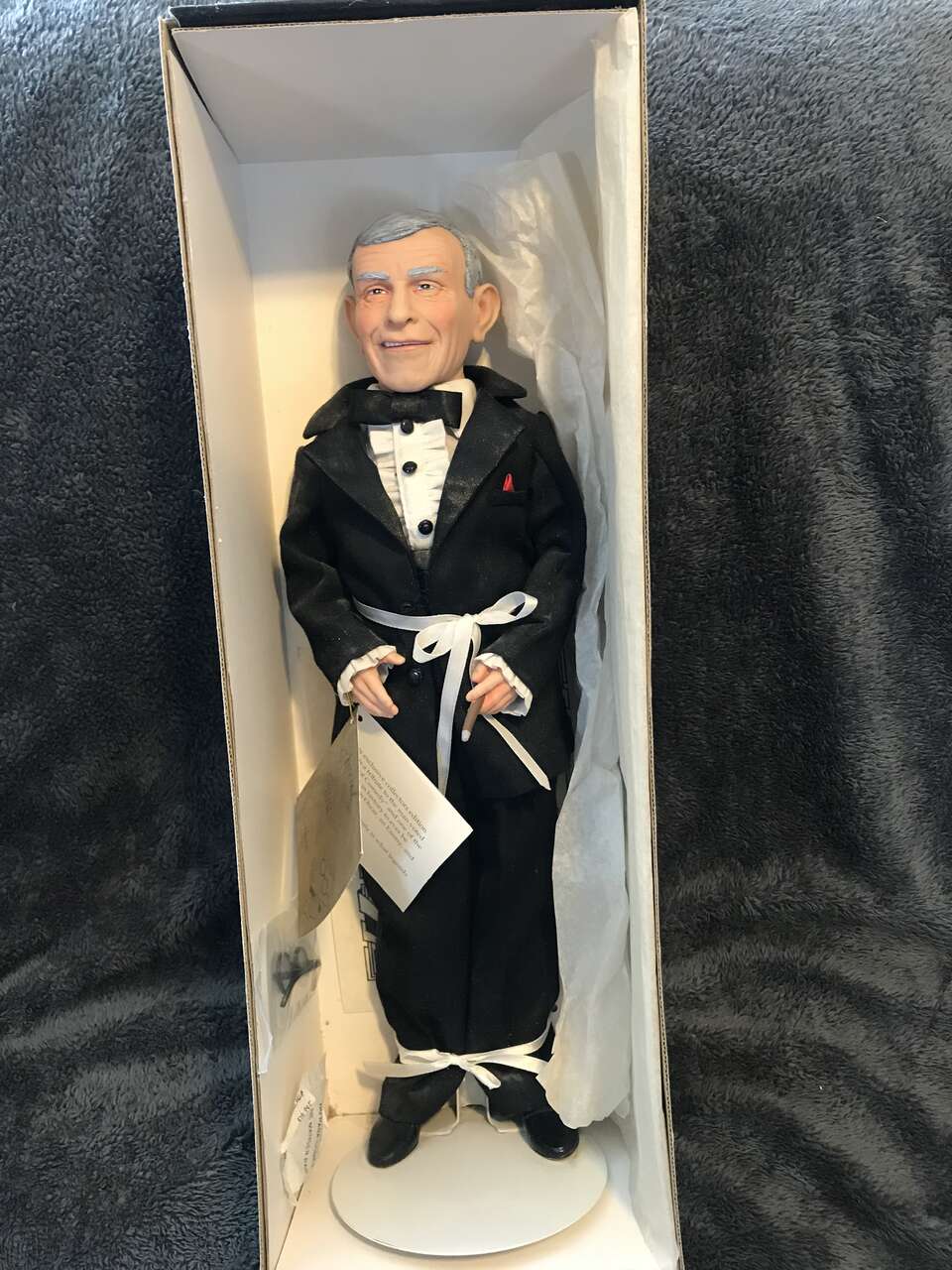 NIB 1996 Effanbee GEORGE BURNS Celebrity Movie Star Doll V529 Hollywood Legends Just You and Me Kid