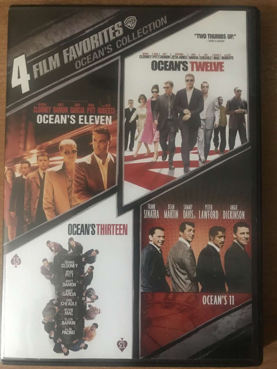 4 FILM FAVORITES OCEAN'S COLLECTION DVD Ocean's Eleven, 12, 13 And Original
