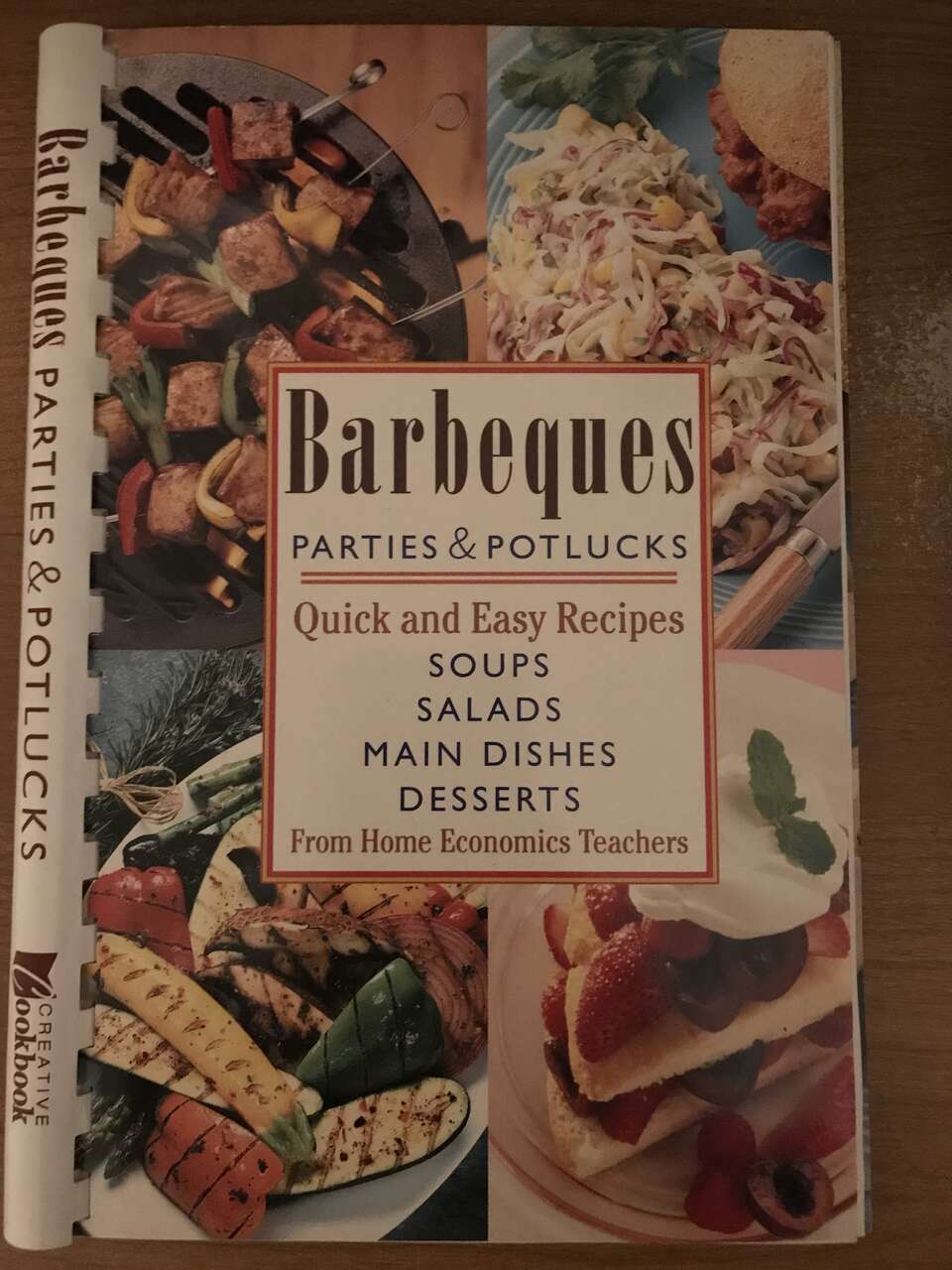Barbeques Parties & Potlucks Cookbook Family Home Economics Teachers 2001 book