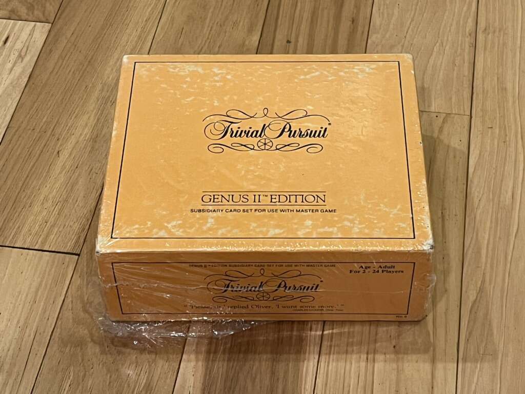 Trivial Pursuit Genus II Edition Subsidiary Cards