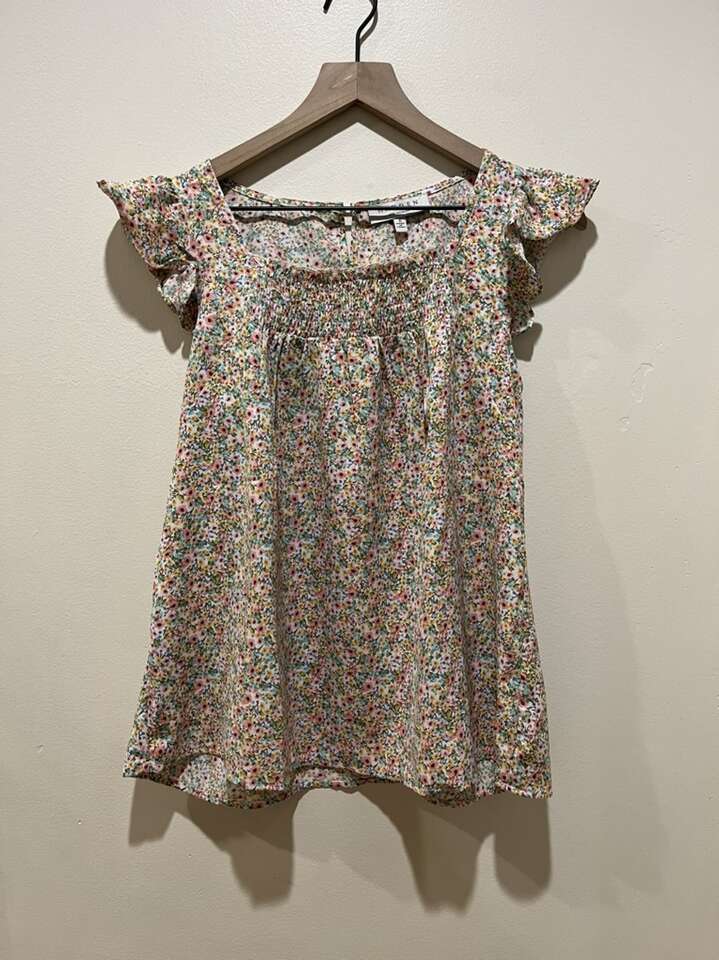 Hayden Los Angeles Pastel Floral Top Size Small