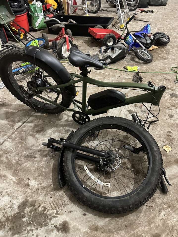26’’ Fat Tire Electric Bike For Parts Cycling