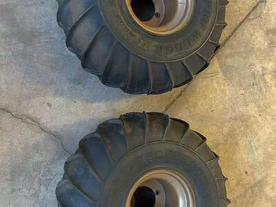 pro wedge 2 H-Trak. Size 22x11-8 on 8 inch rims