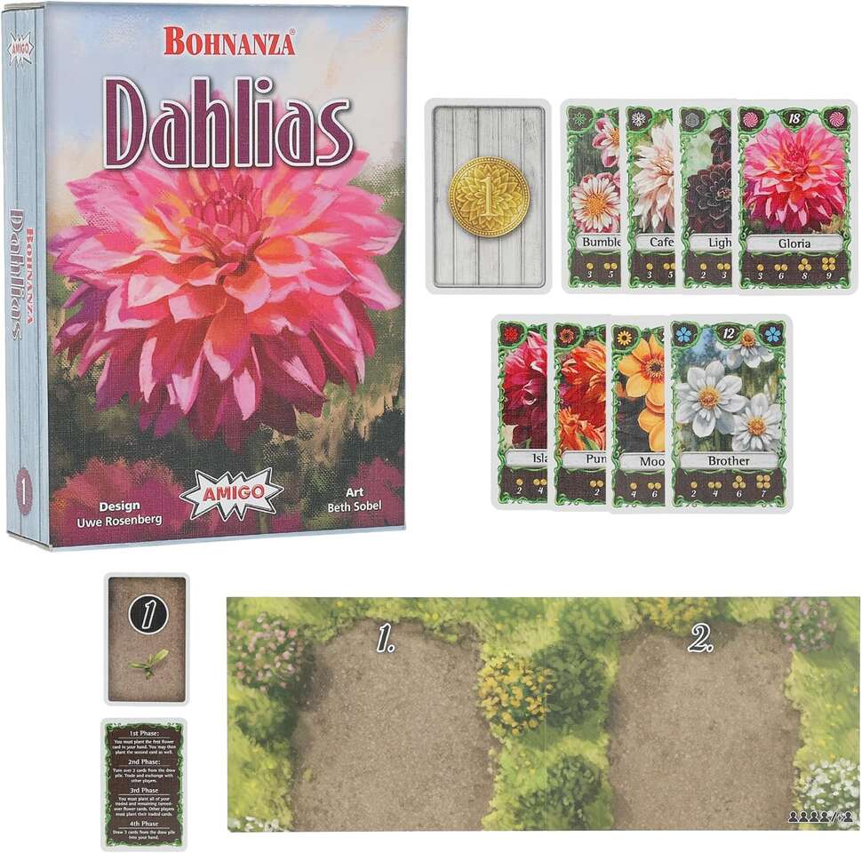 Bohnanza Dahlias Card Game New In Shrink
