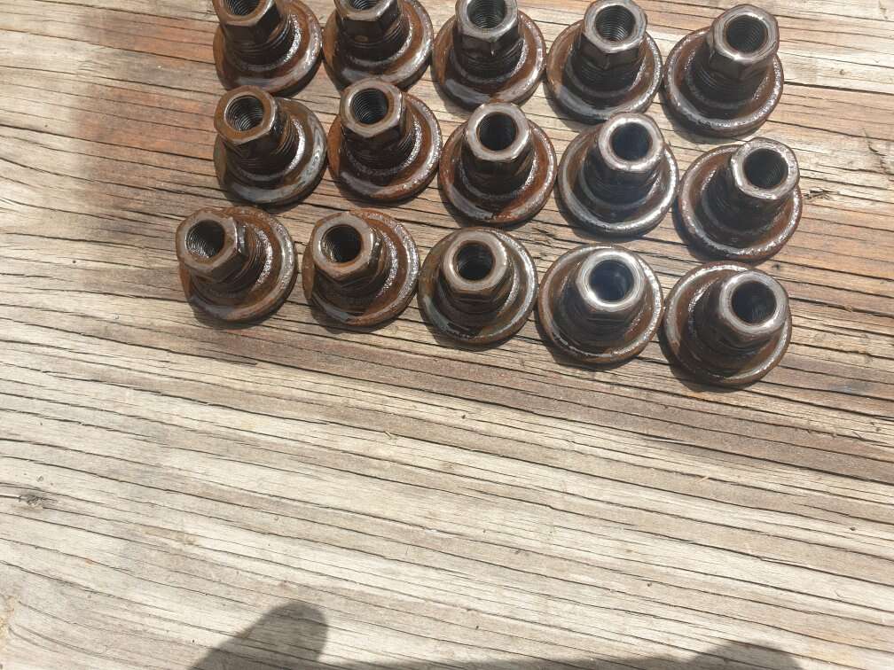 Factory lug nuts off of one ton Chevy Duramax dies