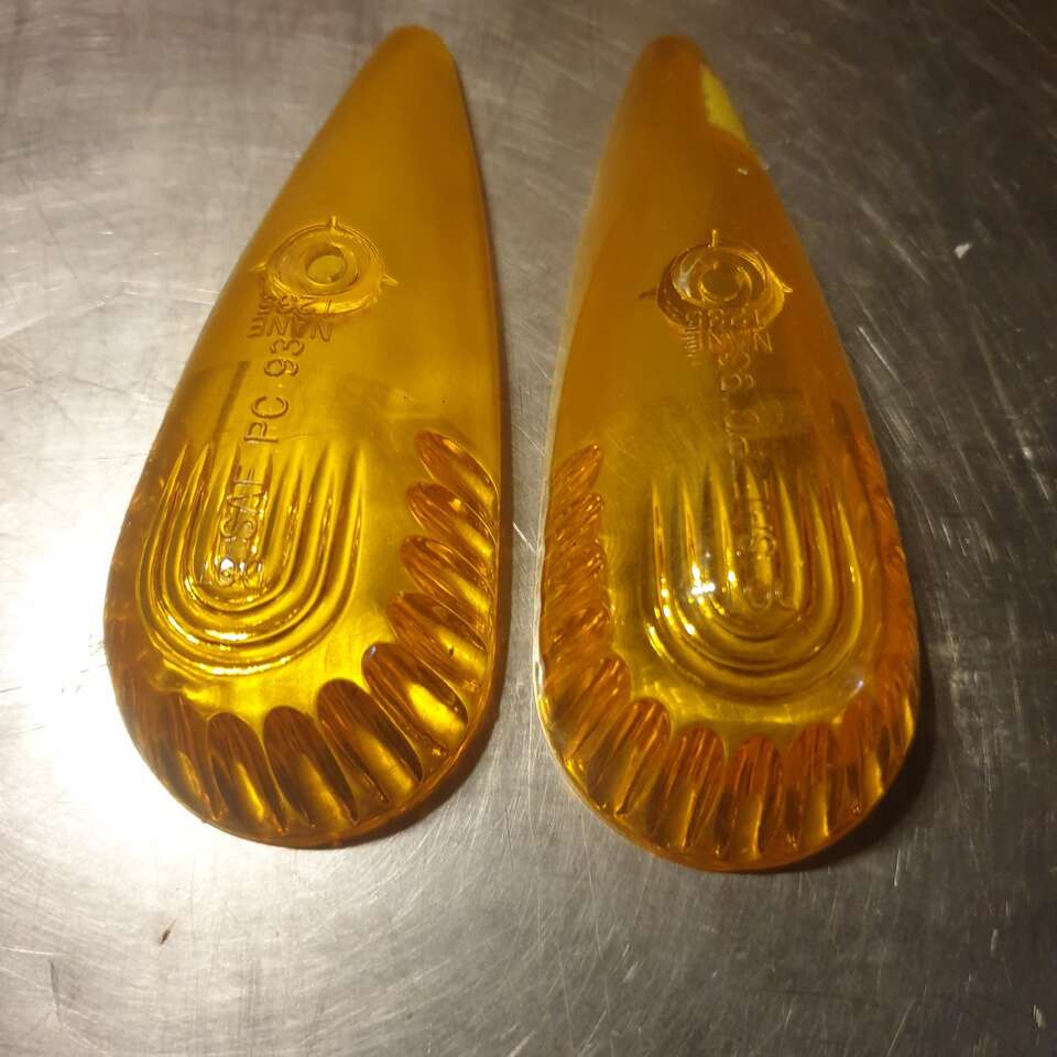 Teardrop trailer marker light lenses for sale