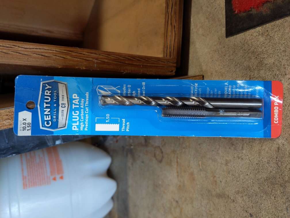 Century drill and tap combo for 10x1.50