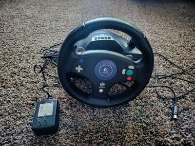 Logitech Speed Force Nintendo GameCube Racing Wheel E-X4A10