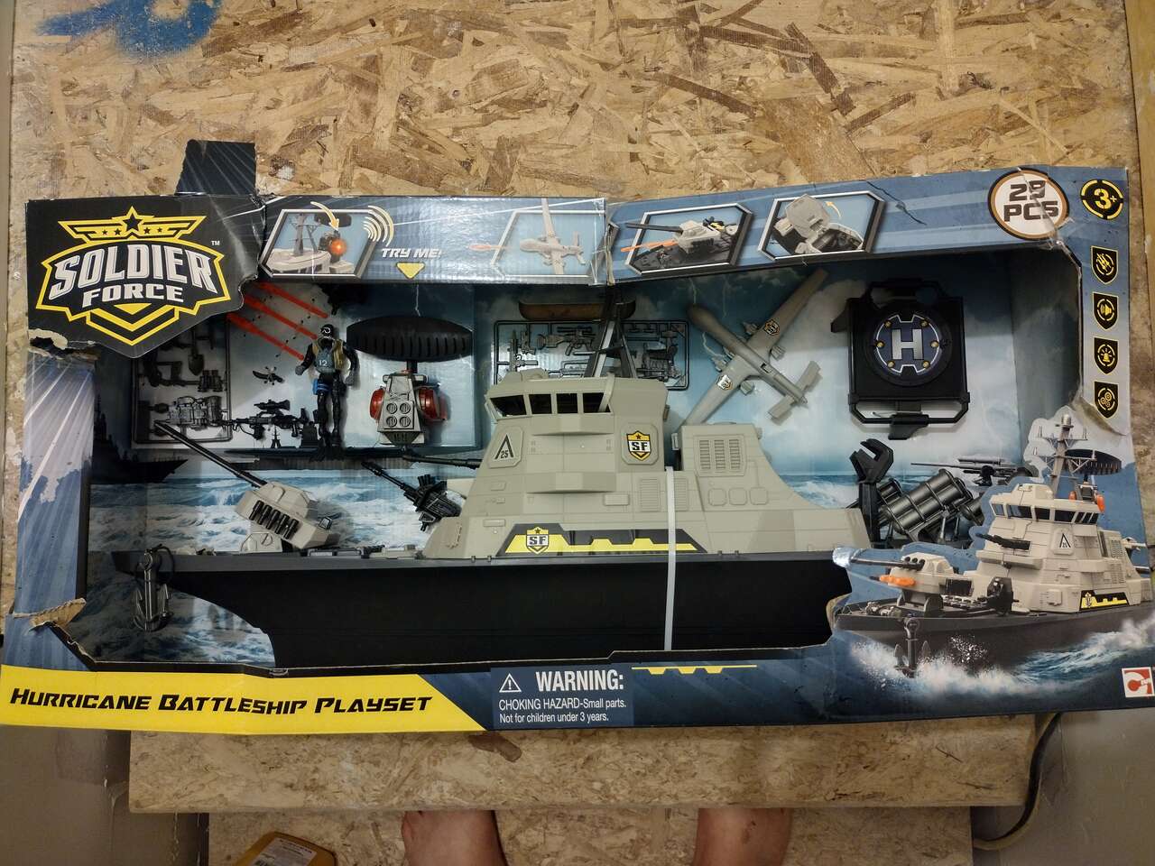 Soldier Force Hurricane Battleship Chap Mei Weapons