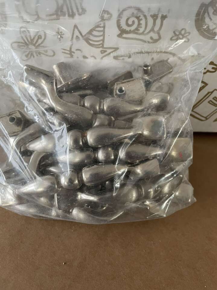 Brushed nickel cabinet handle pulls