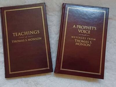 A Prophet's Voice and Teachings of Thomas S. Monson Invecchiato Leather Limited