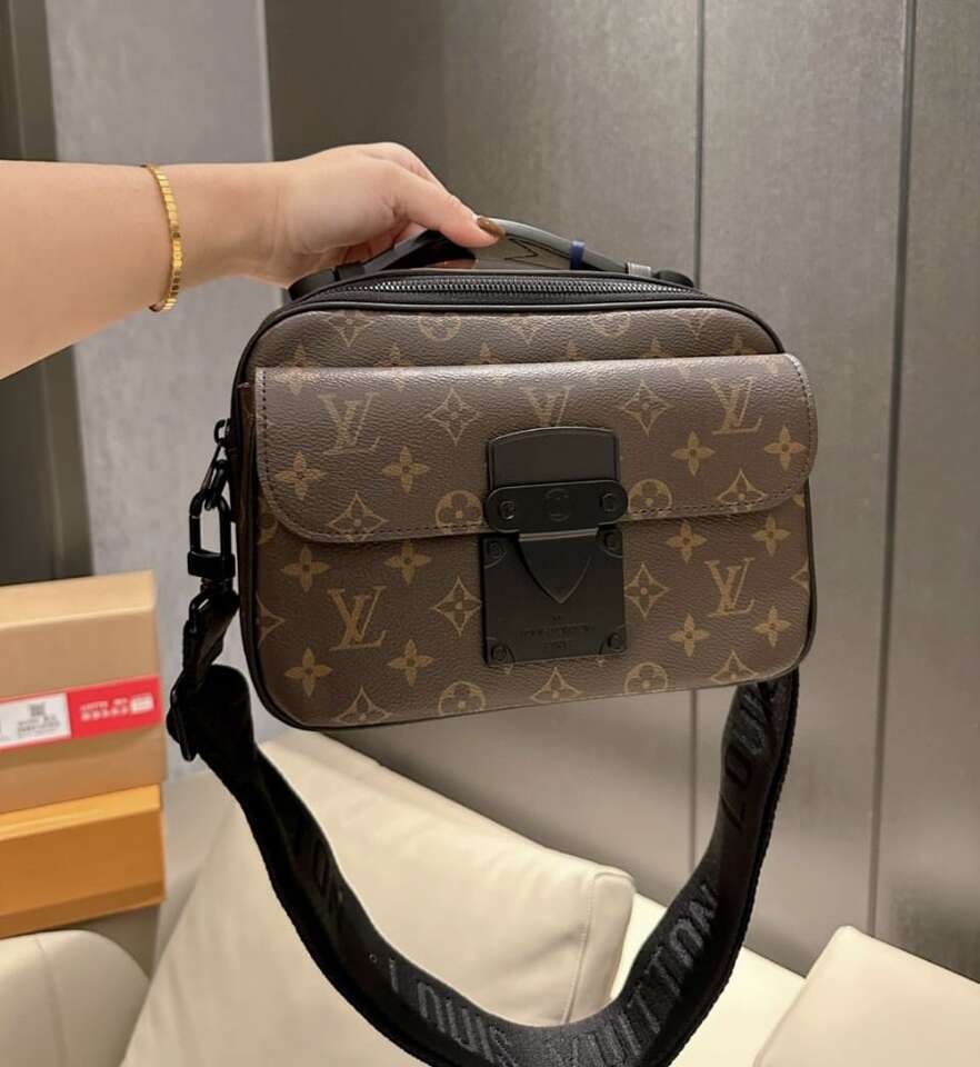 LV Monogram S Lock Sling Bag