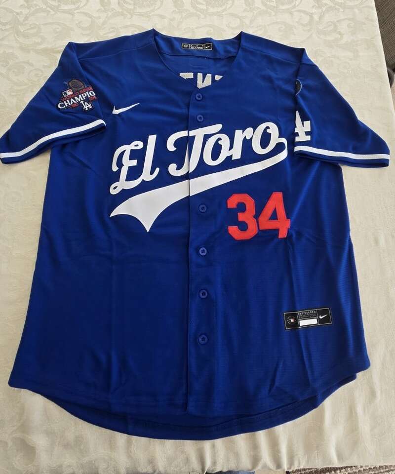 Custom Fernando Valenzuela Jersey