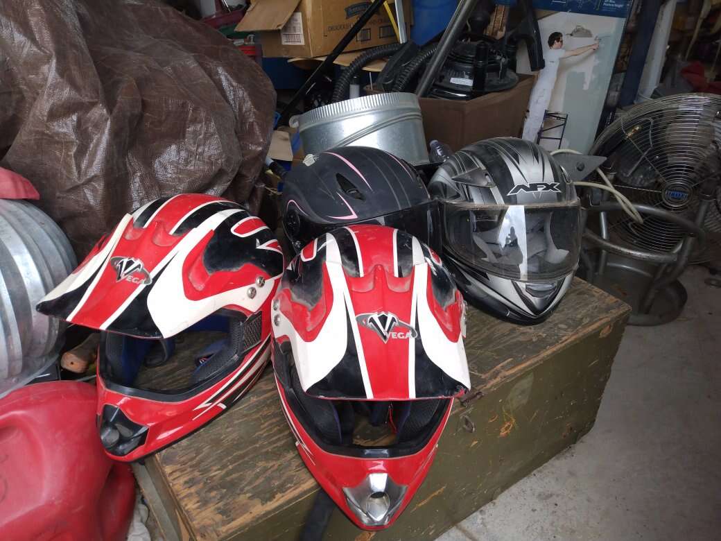 motor cycle helmets