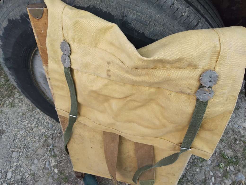 Trapper Nelson's back pack.