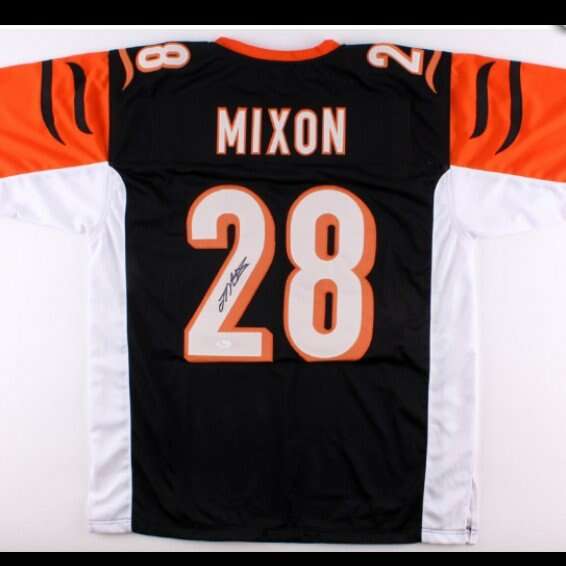 Joe Mixon AUTOGRAPHED SIGNED CUSTOM XL JERSEY