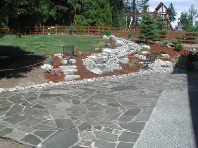 Charcoal flagstone