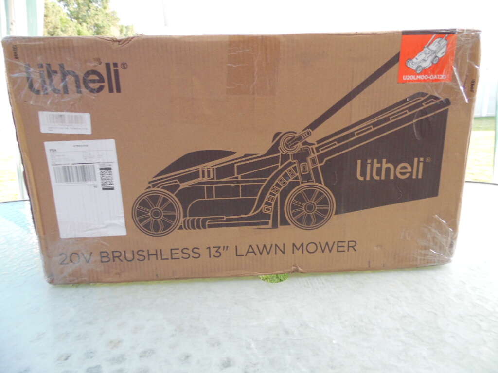 New Litheli 20V Cordless 13" Mower w/4.0Ah Battery