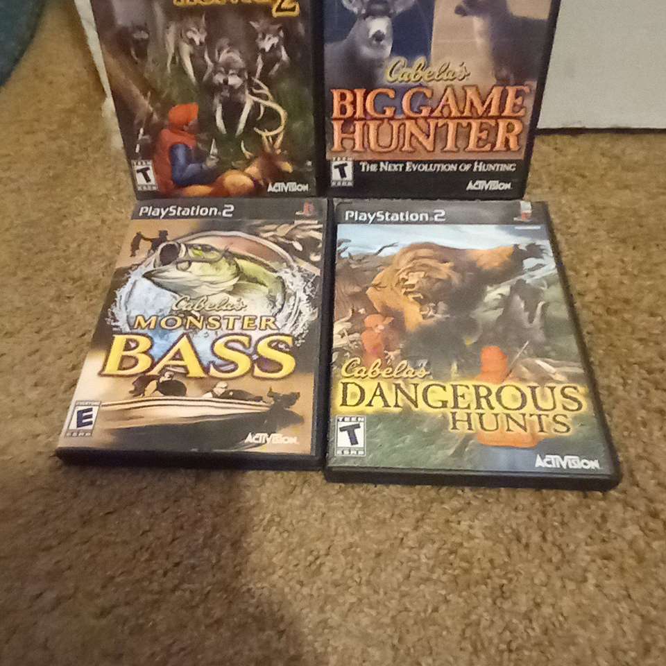 Cabelas Playstation 2 games