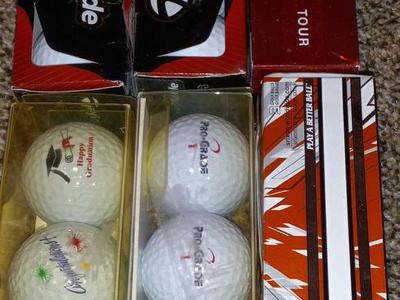 New golf balls