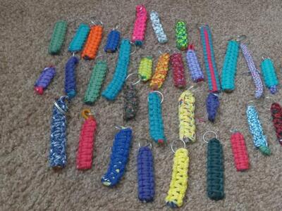 Custom Paracord Keychains