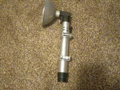 vintage graflex flash gun lightsaber