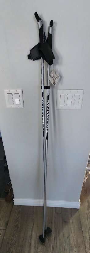 Salomon composite silver youth adult ski poles