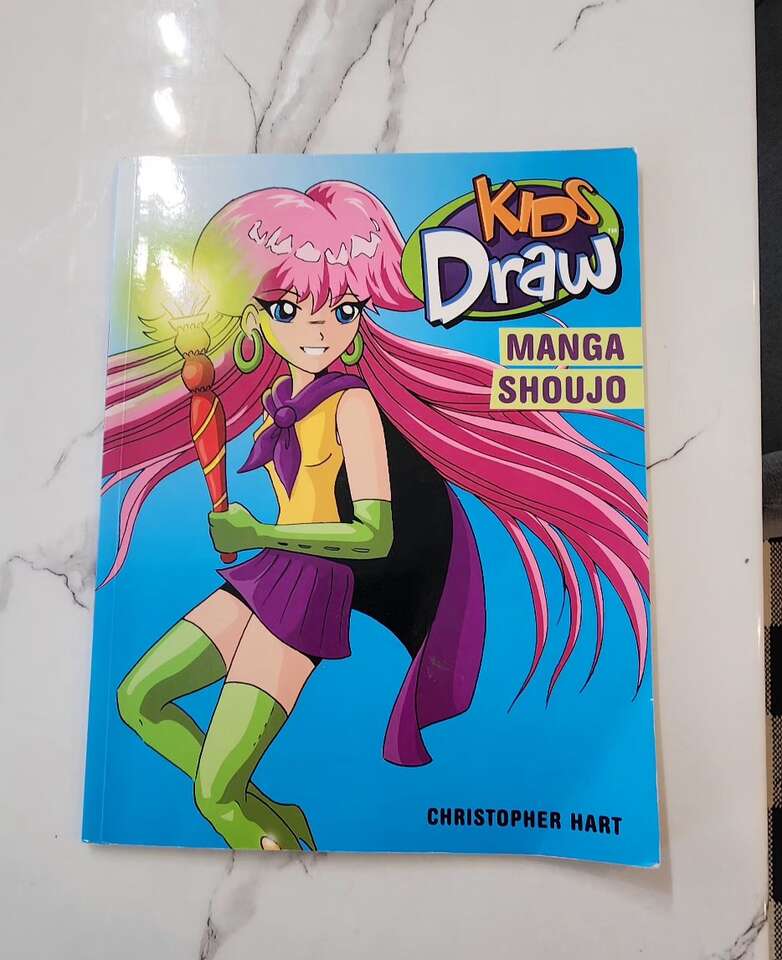 Kids draw Manga instruction book anime