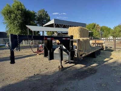 24’ Gooseneck deckover triple Axle Trailer Hauler