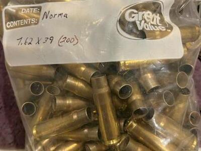 Norma 7.62x39 Brass