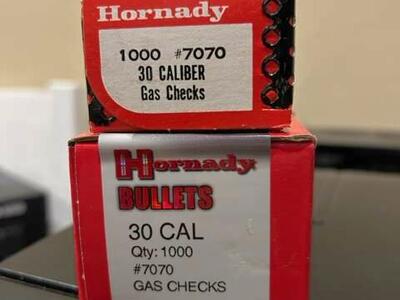 Hornady 30 Cal Gas Checks