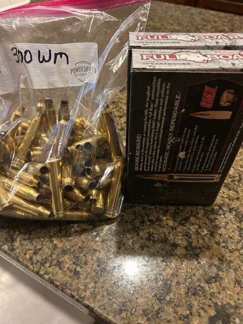 300 Win Mag Once-Fired Hornady Brass
