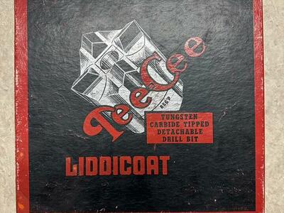 Vintage Tee Cee Tungsten Carbide Drill Bit Set