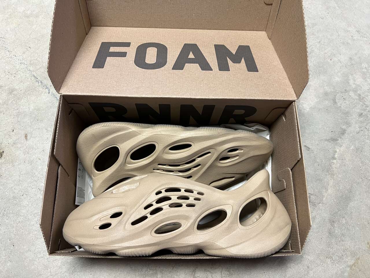 Adidas Yeezy Foam Runner Ochre Tan - Size 12 - GW3354