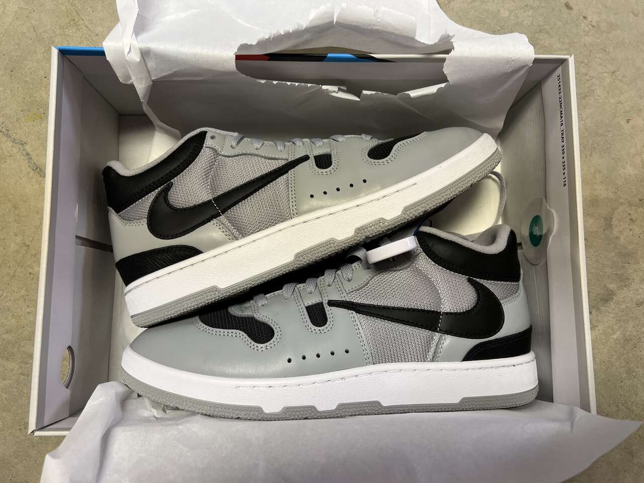 Nike Travis Scott Mac Attack Gray & Black - Size 11 - NEW - HF4198-001