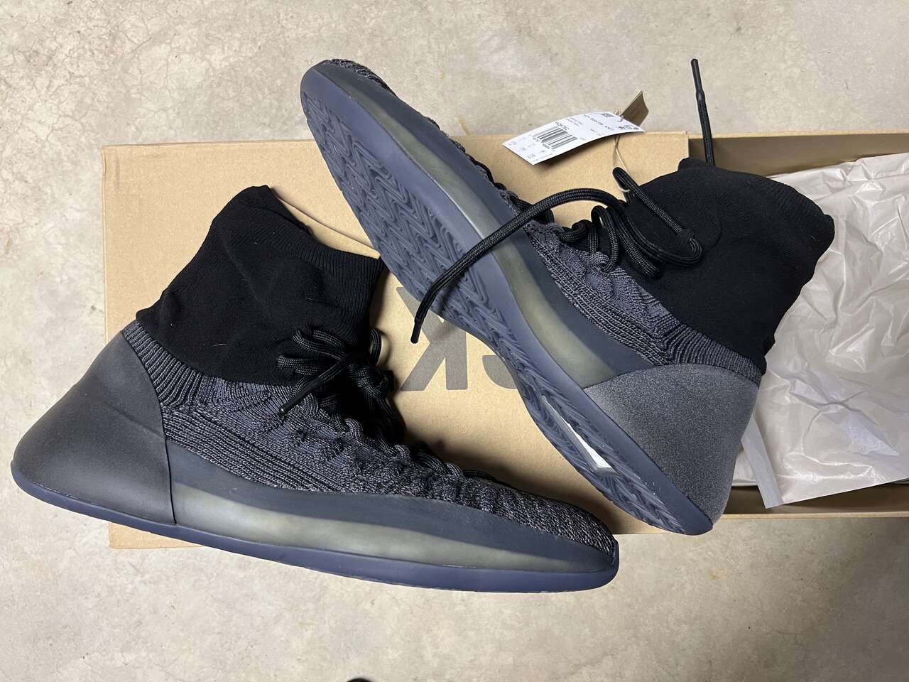 Adidas Yeezy Basketball Knit Slate Onyx - Size 11.5 - GW3354