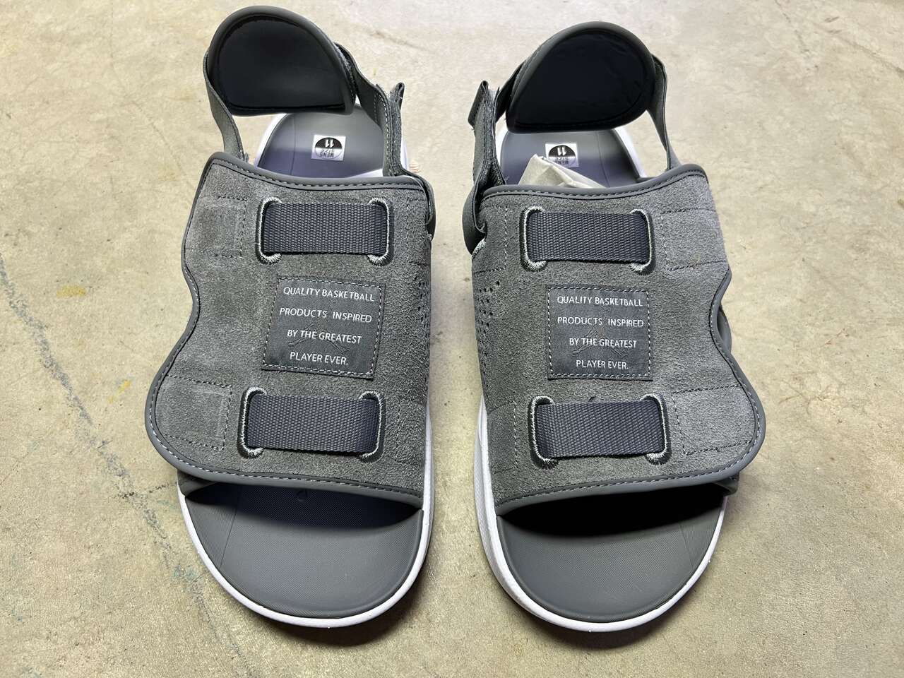 Nike Air Jordan LS Slides Winter Grey - Size 11 - NEW - DJ9857-002