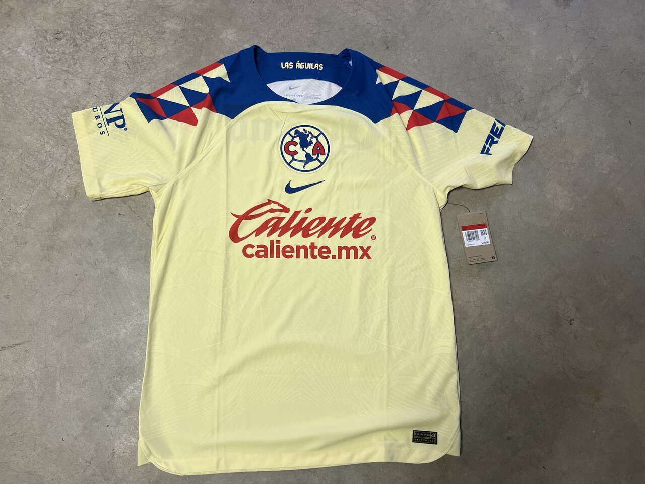 Nike Vapor Match ADV Soccer Jersey Club America 23/24 Home Size Large - NEW - DX2611-707