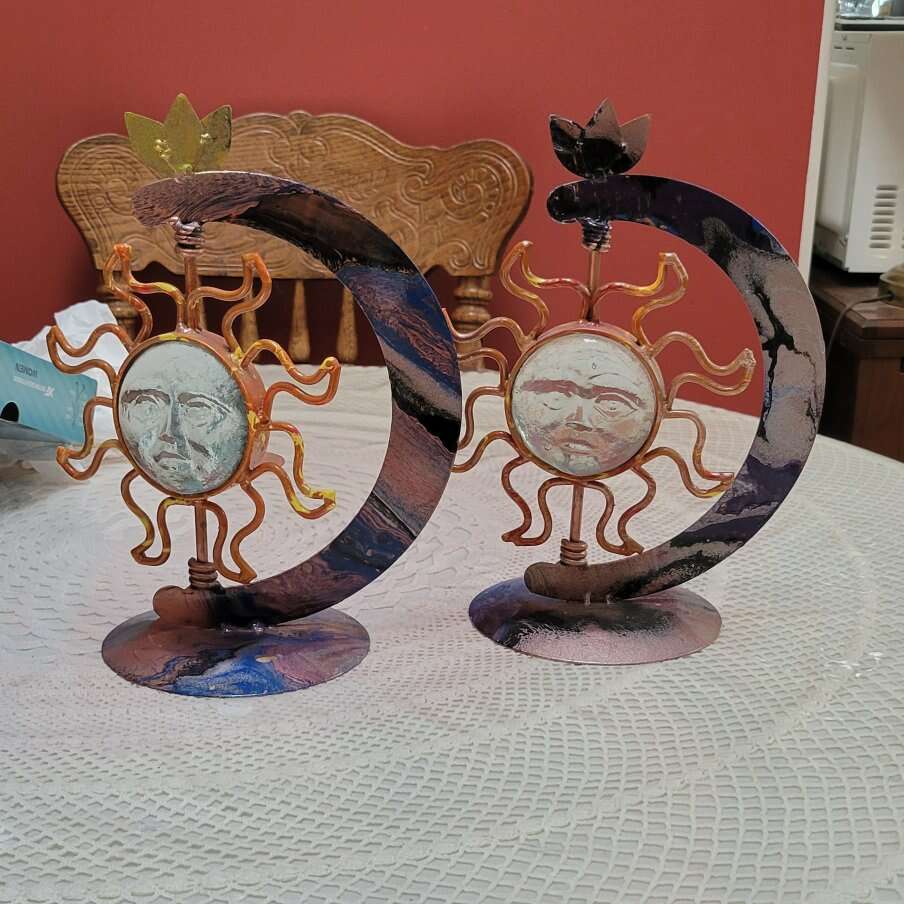 Sunset candle Holders