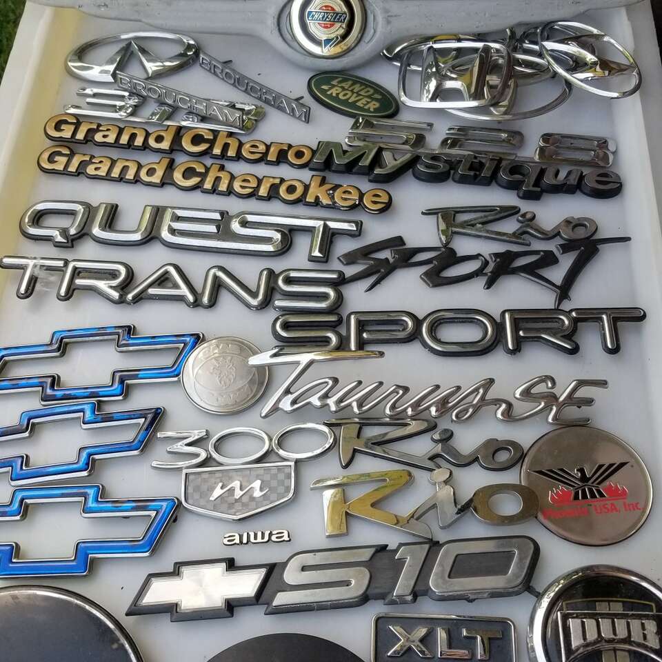 EMBLEMS: Cars and Trucks.