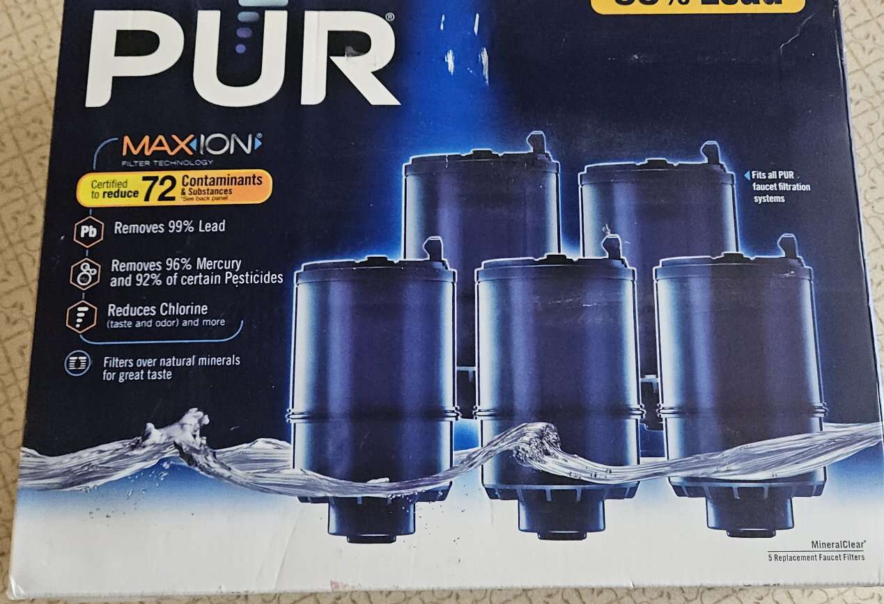 Pur water filters 5 NEW.$15