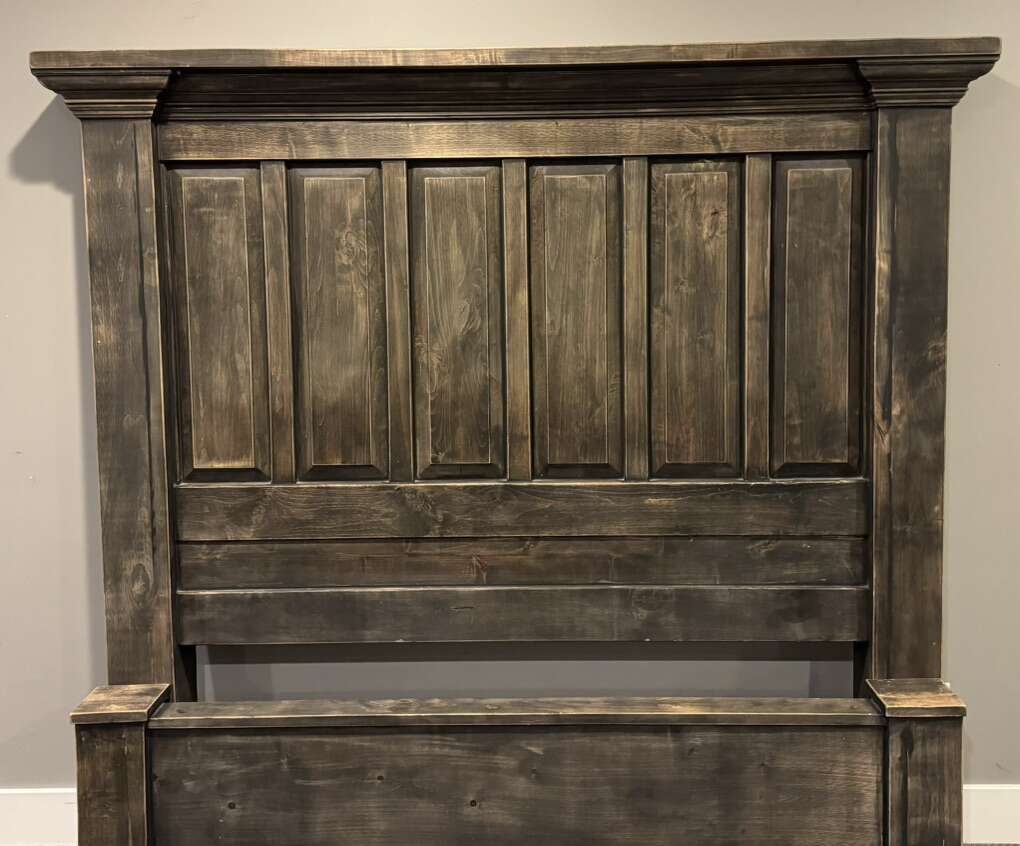 Beautiful Hardwood Queen Bed