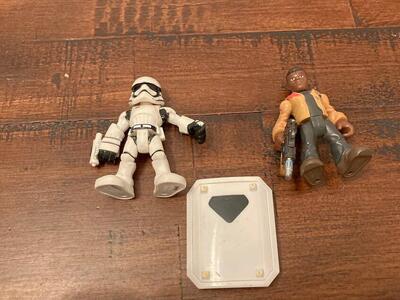 Star Wars Galactic Heroes Character Packs - Finn and Riot Trooper
