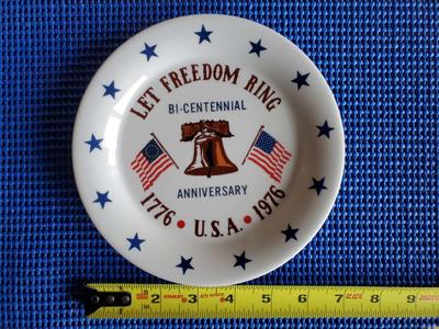 Let Freedom Ring Bi-Centennial Anniversary Plate
