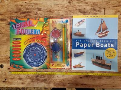 Visual Foolery and Model Paper Boats Detailed and Fun