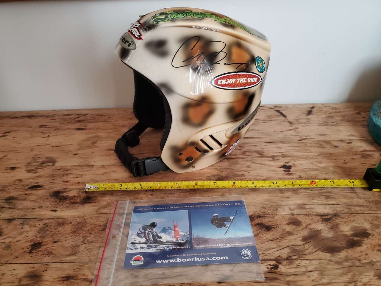 Boeri Chad Fleischer Leopard Print Collectible Ski Helmet