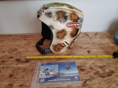 Boeri Chad Fleischer Leopard Print Collectible Ski Helmet