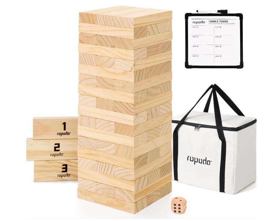 Oversized Jenga Party Game
